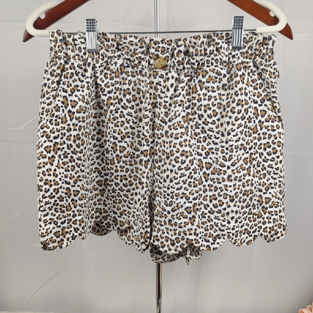 Kori High Waist Leopard Print Shorts